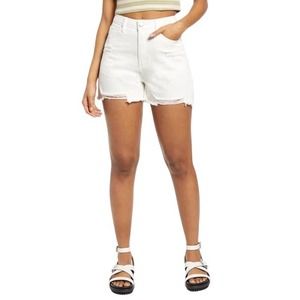Bp. Ripped White Denim Shorts | ModeSens Nordstrom